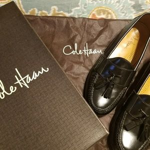 Cole Haan Mens Black Dress Shoes